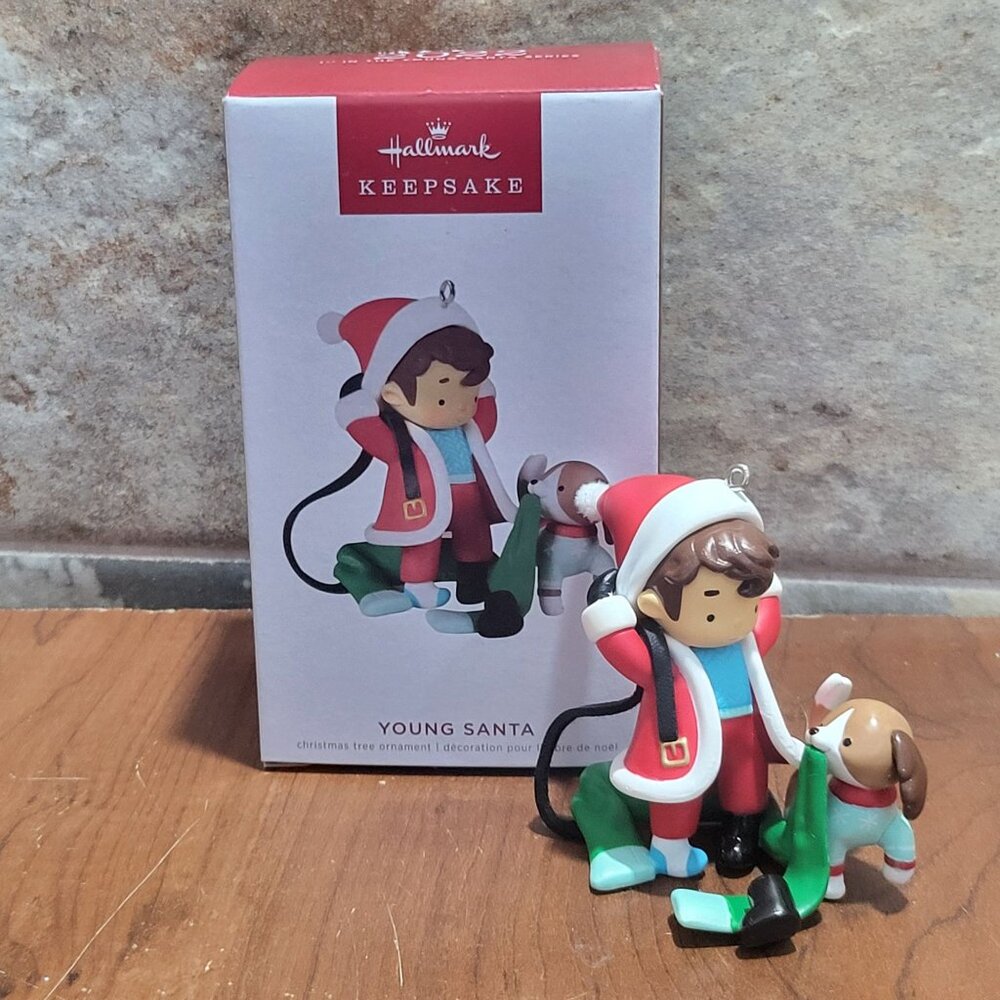 Hallmark Christmas Ornament Young Santa 2022